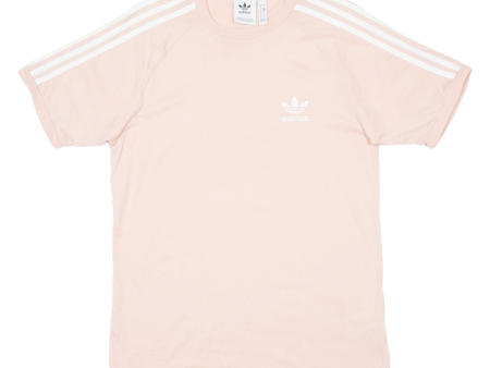 ADIDAS Mens T-Shirt Pink S For Discount