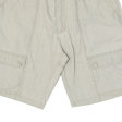 Vintage BUGLE BOY Wetlands Mens Cargo Shorts Beige Regular 90s M W32 For Sale