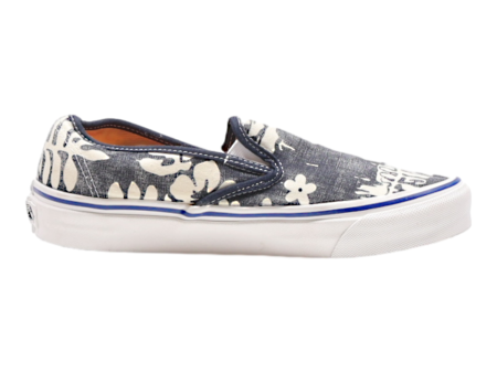 VANS Authentic Pump Shoes Blue Canvas Mens UK 6 Online