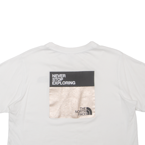 THE NORTH FACE Cropped Womens T-Shirt White M Online Sale