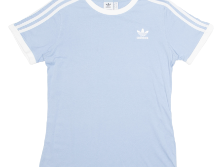 ADIDAS Womens T-Shirt Blue UK 12 Online Hot Sale