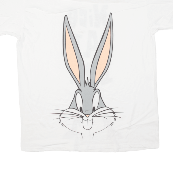 WARNER BROS Studio Store Bugs Bunny Mens T-Shirt White USA XL For Sale