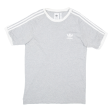 ADIDAS Mens T-Shirt Grey M Sale