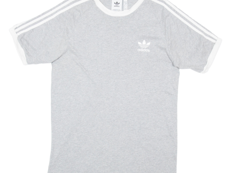 ADIDAS Mens T-Shirt Grey M Sale