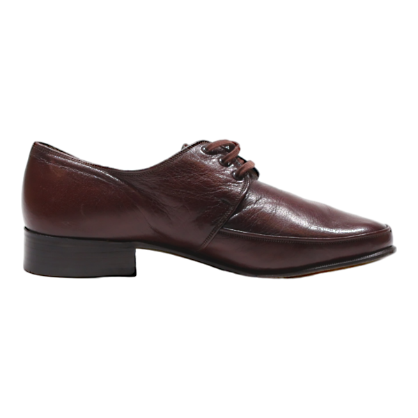 BALLY Oxford Shoes Maroon Leather Mens UK 7 Hot on Sale