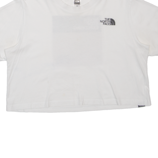 THE NORTH FACE Cropped Womens T-Shirt White M Online Sale