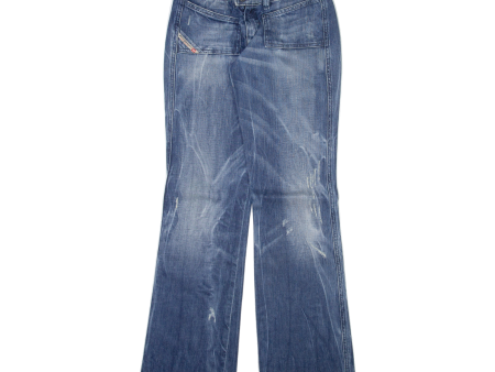 DIESEL Hush Ds Womens Jeans Blue Regular Bootcut Stone Wash W28 L32 Hot on Sale