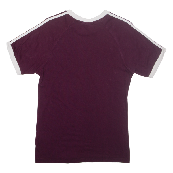 ADIDAS Mens T-Shirt Maroon S on Sale