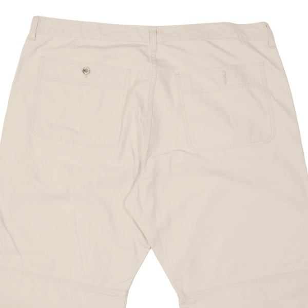 MAVERICK Mens Casual Shorts Cream Classic XL W38 For Sale