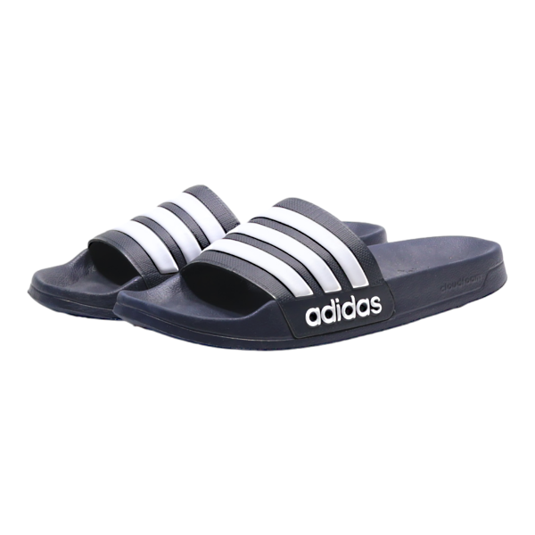 ADIDAS Slider Sandals Blue Synthetic Mens UK 10 Supply