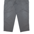 Cargo Mens Trousers Grey Regular Tapered W40 L30 Discount