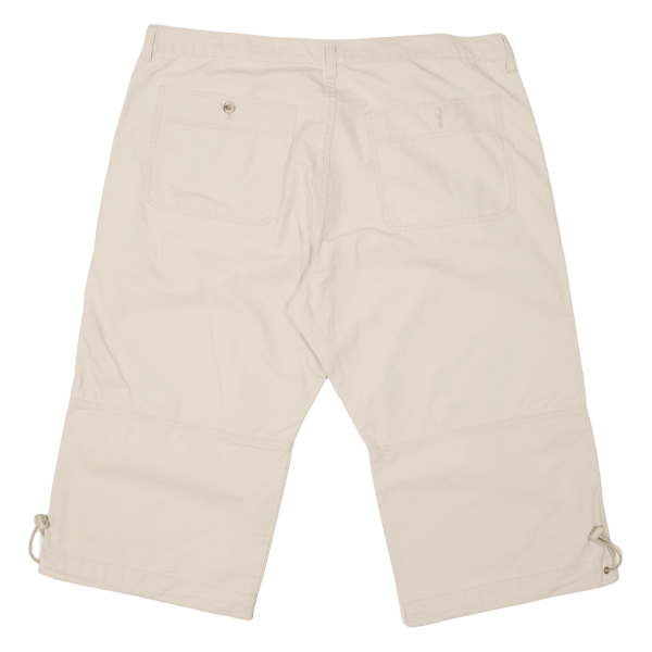 MAVERICK Mens Casual Shorts Cream Classic XL W38 For Sale