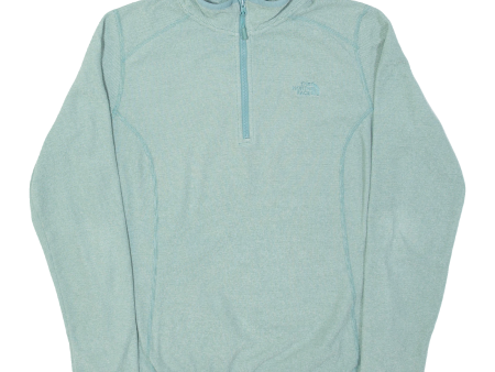 THE NORTH FACE Womens Fleece Green 1 4 Zip M Sale