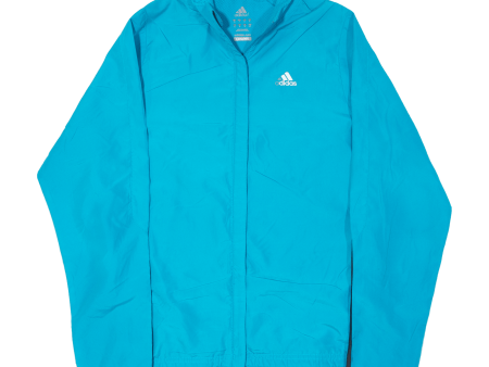 ADIDAS Clima 365 Womens Windbreaker Jacket Blue UK 14 For Sale