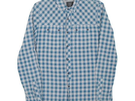 CALVIN KLEIN JEANS Slim Fit Mens Shirt Blue Gingham Long Sleeve M Online