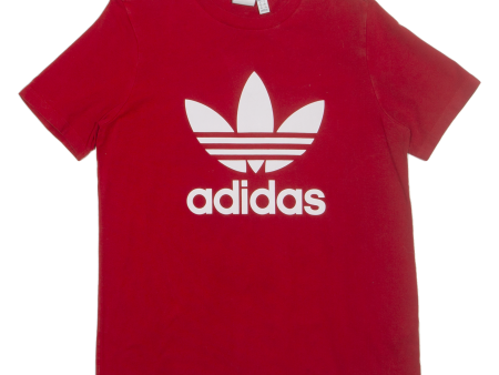 ADIDAS Boys T-Shirt Red 16Y Online Sale