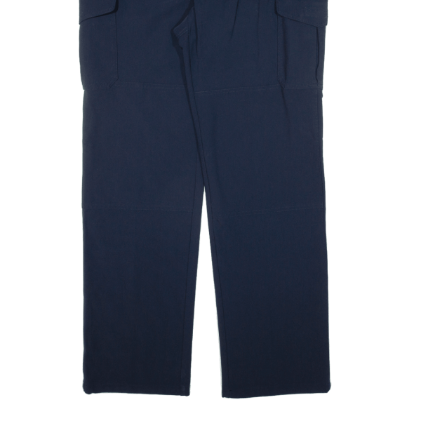 Cargo Mens Trousers Blue Loose Straight W36 L33 For Cheap