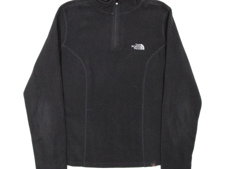 THE NORTH FACE Womens Fleece Black 1 4 Zip XS Cheap