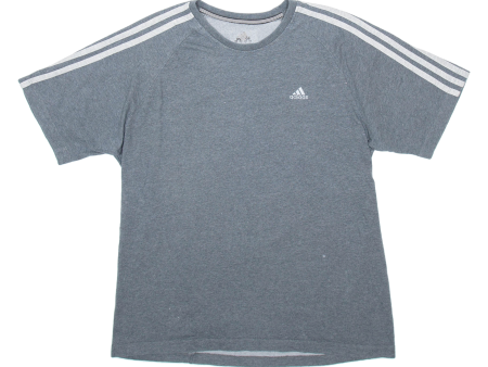 ADIDAS Climalite Mens T-Shirt Grey M Hot on Sale