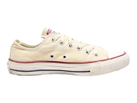 CONVERSE Chuck Taylor All Star 2018 Low Top Trainers Cream Canvas Womens UK 5 For Sale