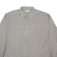 WEST SIDE Mens Shirt Grey Check Long Sleeve 2XL Supply