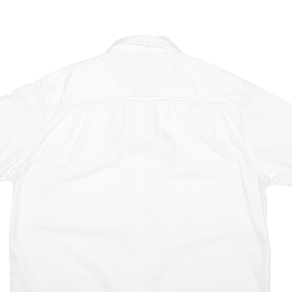 ATLAS FOR MEN Mens Plain Shirt White 2XL For Sale