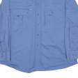 WALBUSCH Outdoors Mens Plain Shirt Blue Long Sleeve XL Sale