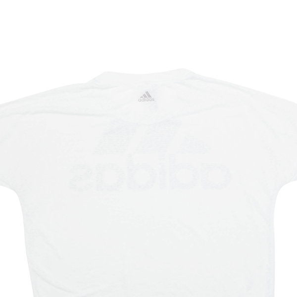 ADIDAS Girls T-Shirt White S For Discount