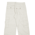 LEVI S Cargo Mens Trousers Cream Loose Straight W32 L30 Discount