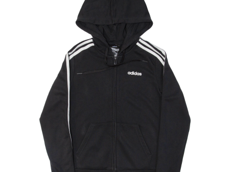 ADIDAS 4-6 Yrs Boys Black Hoodie Full Zip XS Online Hot Sale