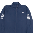 ADIDAS Running Mens Track Jacket Blue L Online Sale