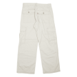 LEVI S Cargo Mens Trousers Cream Loose Straight W32 L30 Discount