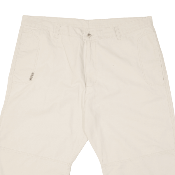 MAVERICK Mens Casual Shorts Cream Classic XL W38 For Sale