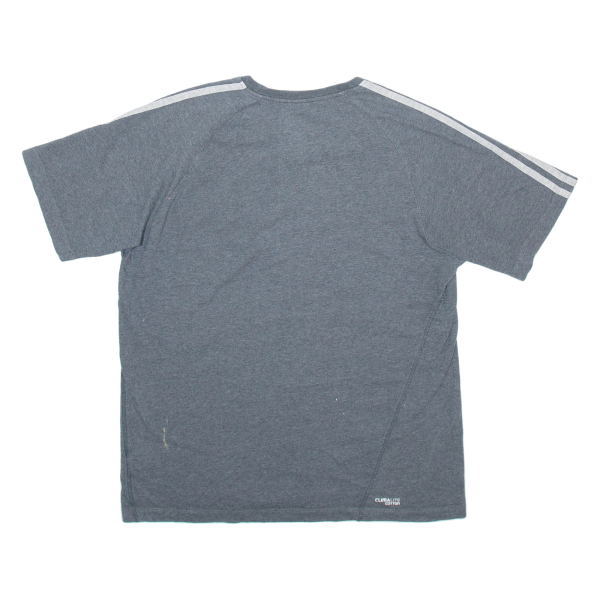 ADIDAS Climalite Mens T-Shirt Grey M Hot on Sale