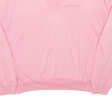 GANT Cropped Womens Jumper Pink V-Neck Tight Knit S Supply