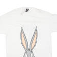 WARNER BROS Studio Store Bugs Bunny Mens T-Shirt White USA XL For Sale