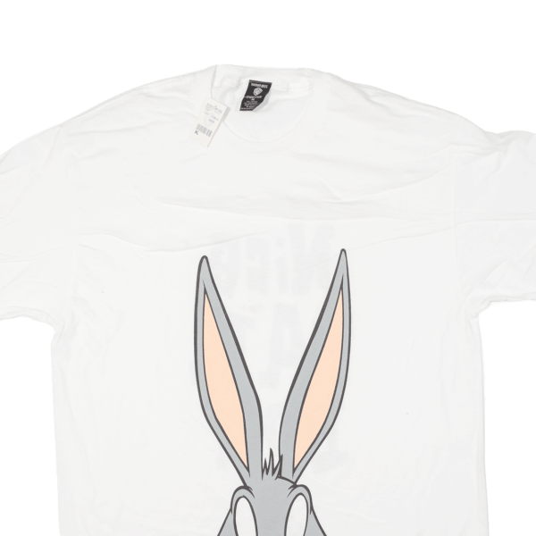 WARNER BROS Studio Store Bugs Bunny Mens T-Shirt White USA XL For Sale