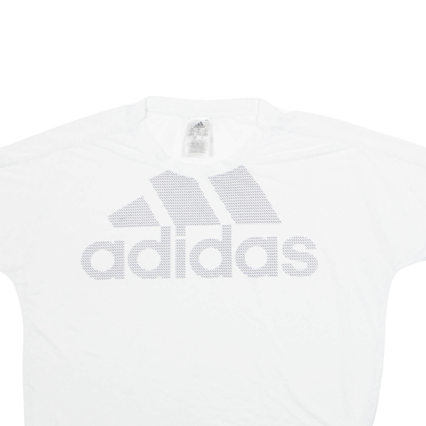 ADIDAS Girls T-Shirt White S For Discount