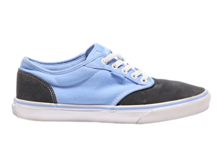 VANS Low Top Trainers Blue Synthetic Womens UK 7.5 Online now