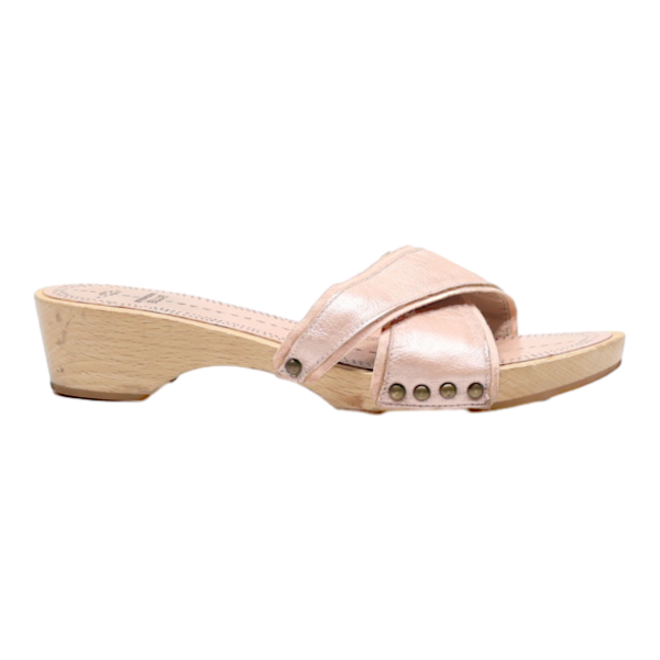 STRENESSE Slider Sandals Pink Leather Womens UK 3 on Sale