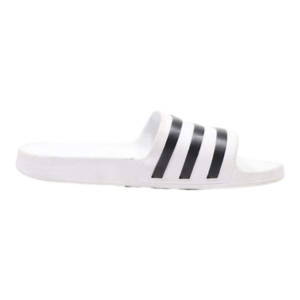 ADIDAS Slider Sandals White Synthetic Mens UK 7 Fashion