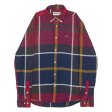 BARBOUR Tailored Fit Mens Shirt Red Plaid Long Sleeve S Sale