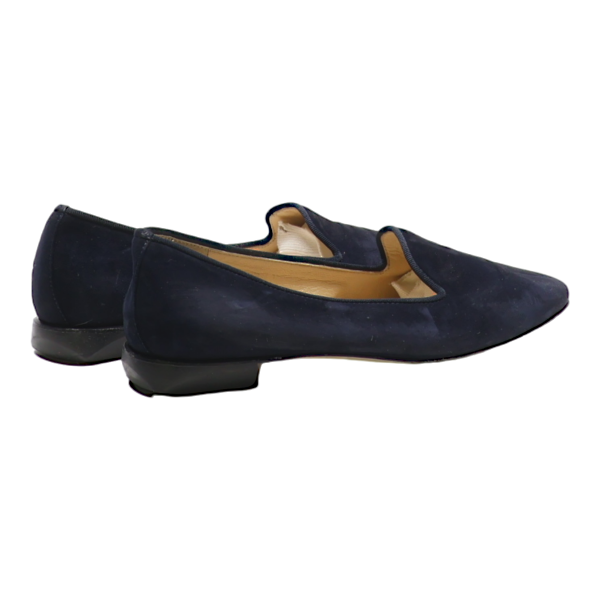 BRUNATE Loafer Shoes Blue Suede Womens UK 5.5 Online Sale