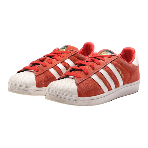 ADIDAS Sneaker Trainers Red Leather Mens UK 5.5 Online Sale