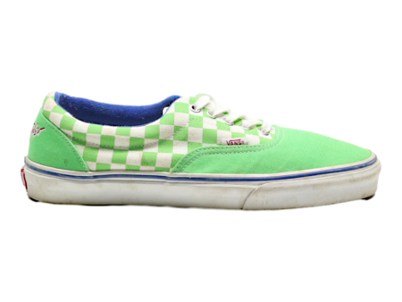 VANS Low Top Trainers Green Canvas Mens UK 9 Supply