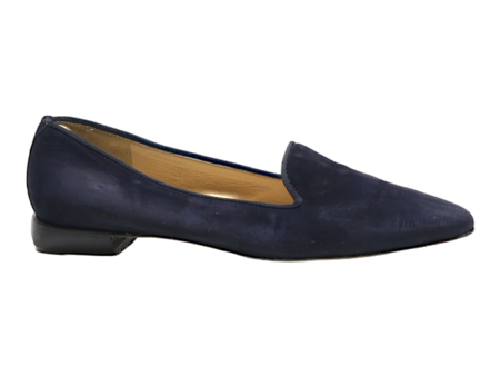 BRUNATE Loafer Shoes Blue Suede Womens UK 5.5 Online Sale