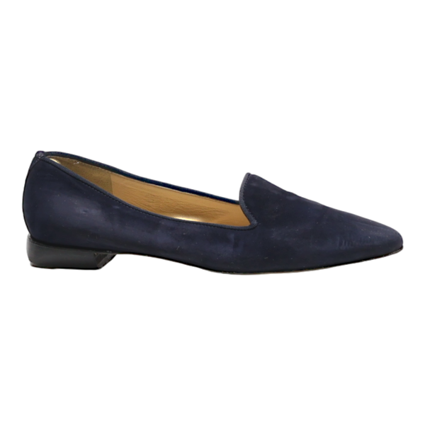 BRUNATE Loafer Shoes Blue Suede Womens UK 5.5 Online Sale