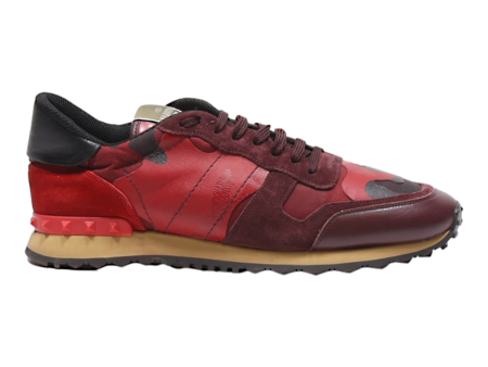 VALENTINO Sneaker Trainers Red Leather Mens UK 10.5 Supply