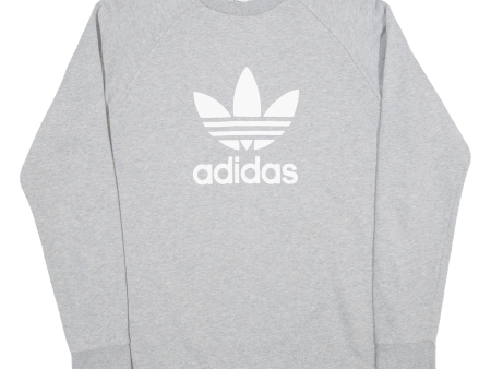 ADIDAS Womens Sweatshirt Grey L Cheap