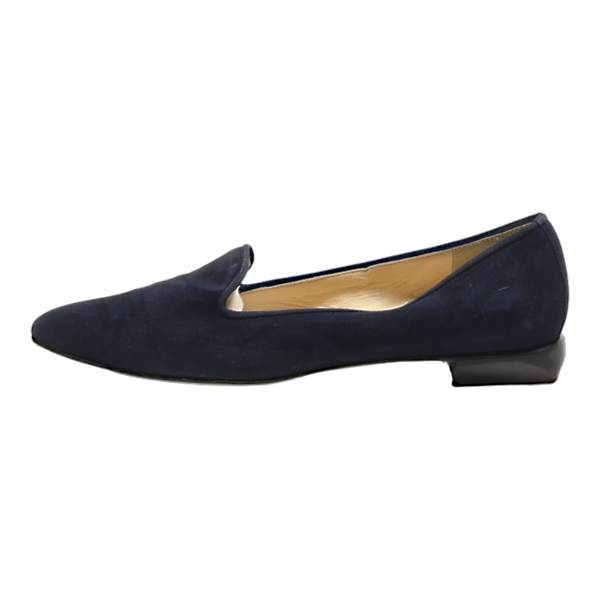 BRUNATE Loafer Shoes Blue Suede Womens UK 5.5 Online Sale